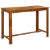 Juego muebles de bar para jardín 9 pzas madera maciza de acacia