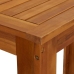 Juego muebles de bar para jardín 9 pzas madera maciza de acacia