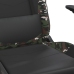 Silla gaming de masaje cuero sintético negro y camuflaje