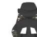 Silla gaming de masaje cuero sintético negro y camuflaje