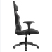 Silla gaming de masaje cuero sintético negro y gris