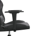 Silla gaming de masaje cuero sintético negro y gris