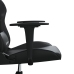 Silla gaming con masaje cuero sintético negro