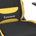 Silla gaming de masaje tela negro y amarillo