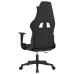 Silla gaming de masaje tela negro y naranja