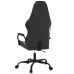 Silla gaming de masaje cuero sintético negro y verde