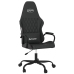 Silla gaming con masaje cuero sintético negro