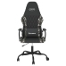 Silla gaming de masaje cuero sintético negro y camuflaje