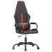 Silla gaming con masaje cuero sintético rojo y negro