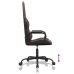 Silla gaming con masaje cuero sintético rojo y negro