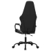 Silla gaming de masaje cuero sintético blanco y negro