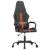 Silla gaming con masaje cuero sintético naranja y negro