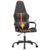 Silla gaming con masaje cuero sintético naranja y negro