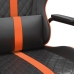 Silla gaming con masaje cuero sintético naranja y negro