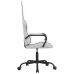 Silla gaming de masaje cuero sintético negro y blanco