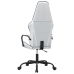 Silla gaming de masaje cuero sintético negro y blanco