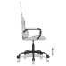 Silla gaming de masaje cuero sintético negro y blanco