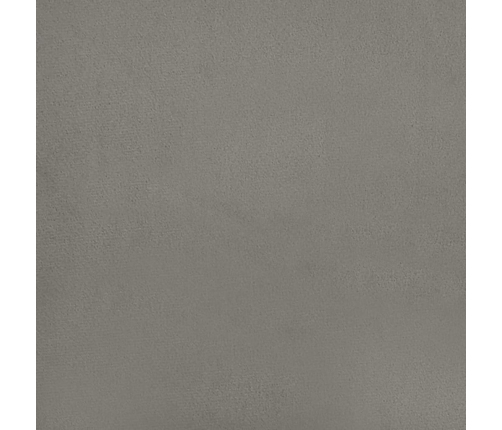 Cabecero de terciopelo gris claro 80x5x78/88 cm