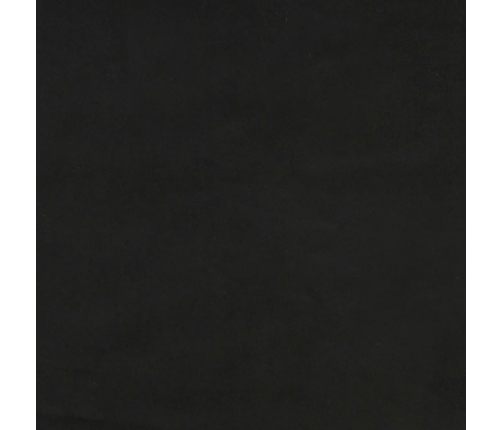 Cabecero de terciopelo negro 100x5x78/88 cm