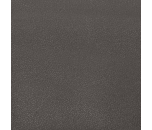 vidaXL Cabecero de cuero sintético gris 80x5x78/88 cm