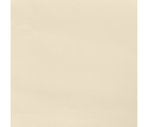 vidaXL Cabecero de cuero sintético color crema 90x5x78/88 cm