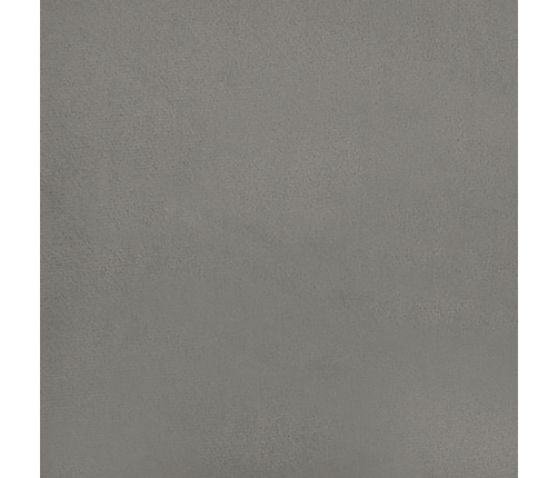 Cabecero de terciopelo gris claro 100x5x78/88 cm