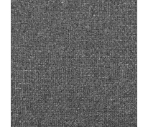 vidaXL Cabecero de tela gris oscuro 90x5x78/88 cm