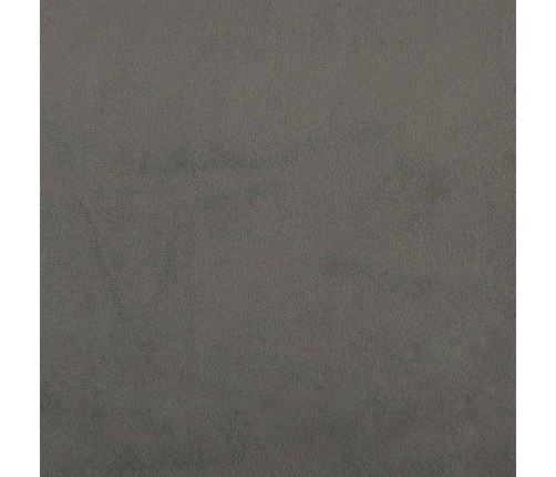 vidaXL Cabecero de terciopelo gris oscuro 90x5x78/88 cm