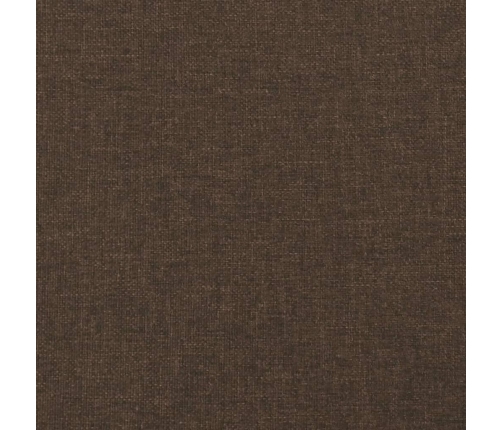 vidaXL Cabecero de tela marrón oscuro 80x7x78/88 cm