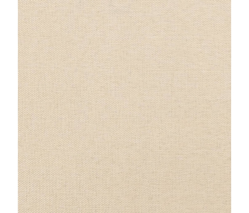 Cabecero de tela color crema 80x7x78/88 cm