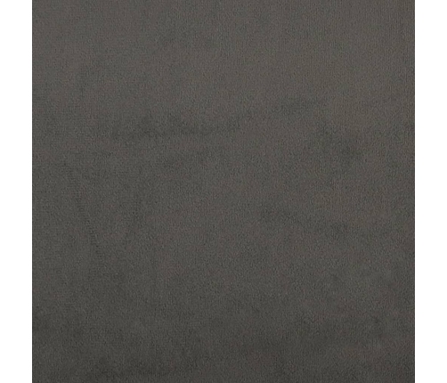 vidaXL Cabecero de terciopelo gris oscuro 90x7x78/88 cm