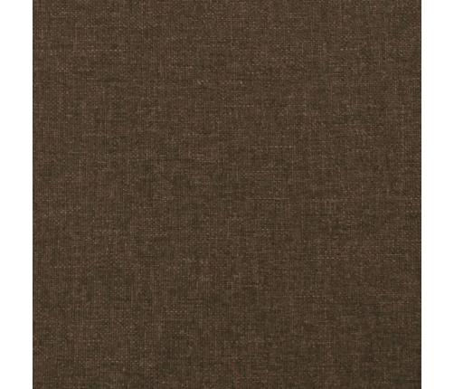 vidaXL Cabeceros 2 unidades tela marrón oscuro 72x7x78/88 cm