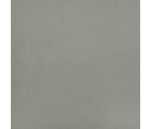 vidaXL Cabeceros 2 unidades de terciopelo gris claro 90x7x78/88 cm