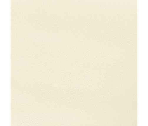 vidaXL Cabecero de cuero sintético color crema 80x5x78/88 cm