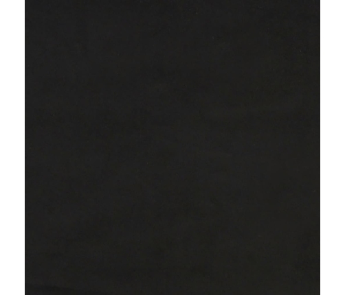 Cabecero de terciopelo negro 90x5x78/88 cm