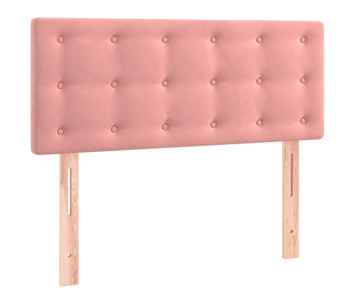 vidaXL Cabecero de terciopelo rosa 90x5x78/88 cm