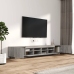 vidaXL Set muebles TV con LEDs 3 pzas madera contrachapada gris Sonoma