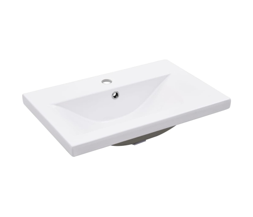 Mueble de baño con lavabo madera contrachapada marrón roble