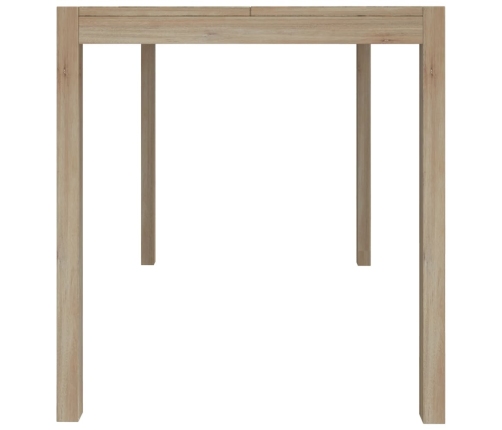 Juego de comedor 5 piezas madera maciza de acacia