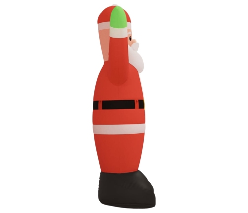 Papá Noel inflable de Navidad con LED 820 cm