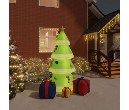 Árbol de Navidad hinchable con LED 240 cm