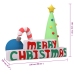 Decoración inflable Merry Christmas con LED 197 cm