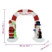 Puerta de arco inflable de Navidad con LED 260 cm