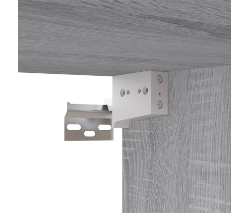 vidaXL Set de muebles para TV 2 pzas madera contrachapada gris Sonoma