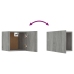 Muebles para TV de pared 8 uds gris Sonoma 30,5x30x30 cm