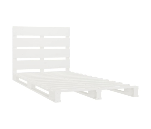 Estructura cama sin colchón madera maciza pino blanca 100x200cm