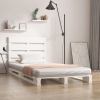 Estructura cama sin colchón madera maciza pino blanca 100x200cm