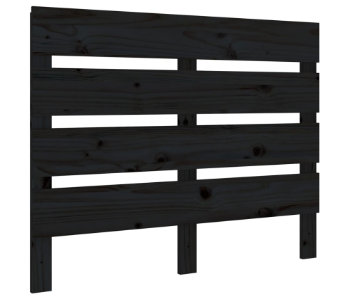 vidaXL Estructura de cama madera maciza pino negro 75x190 cm