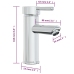 Mueble de baño con lavabo madera contrachapada marrón roble