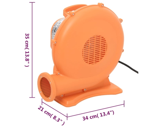 Inflador de aire eléctrico 300 W